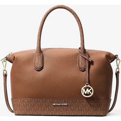 Michael Kors Γυναικεία Τσάντα Χειρός Δερμάτινη Καφέ 38S6G4FS2V-LUG
