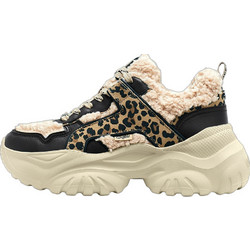 Buffalo Γυναικεία Sneakers Chunky Εκρού Μαύρα BUFPD00018350