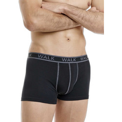 Walk Ανδρικά Μποξεράκια Σετ 2Pack Μαύρα W1756-0202-1