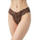 Minerva Γυναικείο String με Δαντέλα Σοκολατί 90-88756-464