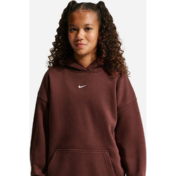 Nike Παιδικό Φούτερ με Κουκούλα Καφέ IM4964-658