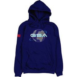 GSA Mens Earth Hoodie Ανδρικό Αθλητικό Φούτερ με Κουκούλα Navy Μπλε 1719204