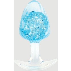 ToyJoy Anal Play Crystal Butt Plug Πρωκτική Σφήνα 10.5cm Μπλε