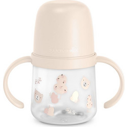 Suavinex Wild & Free Bottle Εκπαιδευτικό Ποτήρι με Λαβές Beige 150ml