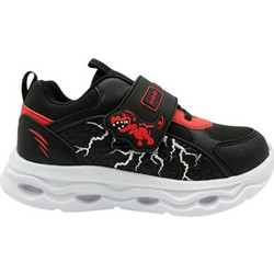 Fila Dino 2 V Παιδικά Sneakers με Φωτάκια Μαύρα Κόκκινα 3BK63002-001