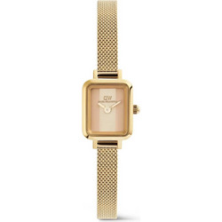 Daniel Wellington Quadro Mini Evergold Conwy Γυναικείο Ρολόι με Χρυσό Μεταλλικό Μπρασελέ DW00100961