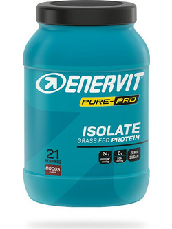 Enervit Pure-Pro Isolate Grass Fed Cacao Πρωτεΐνη Ορού Γάλακτος Γράμμωσης 630gr