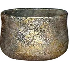 MarHome Κασπώ Πήλινο Καφέ Γκρι Χρυσό 16x9.5x10cm 06-26681
