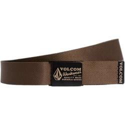 Volcom Workwear Web Belt Ανδρική Ζώνη Ιμάντας Καφέ