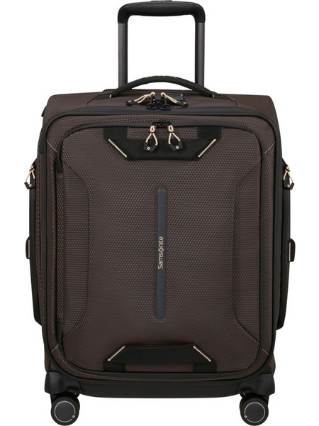 Samsonite Ecodiver 140885-B057 Βαλίτσα Καμπίνας 55x40x23cm με 4 Ρόδες Καφέ