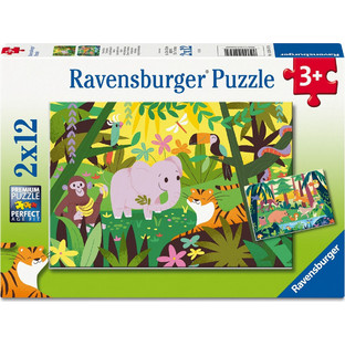Παιδικό Puzzle Ravensburger Little Explorers 2x12 Κομμάτια