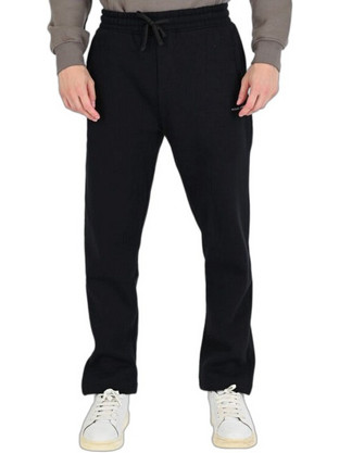 Rebase Ανδρικό Παντελόνι Φόρμας Fleece Μαύρο RPAN-6048