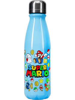 Paladone Super Mario Παιδικό Παγούρι Αλουμινίου Γαλάζιο 550ml