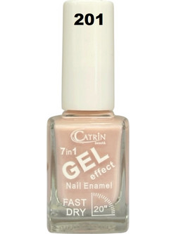 Catrin Beaute Gel Effect 201 Gloss Βερνίκι Νυχιών Quick Dry 13ml