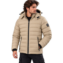 Brokers Ανδρικό Μπουφάν Puffer Μπεζ 26510-156-078