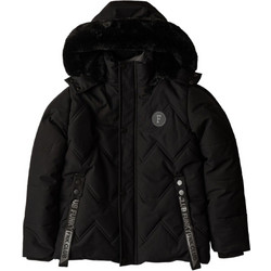 Funky Παιδικό Μπουφάν Χειμωνιάτικο Puffer Μαύρο 227-118106-1
