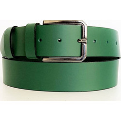 DomLeathers Ανδρική Ζώνη Δερμάτινη Πράσινη SW516