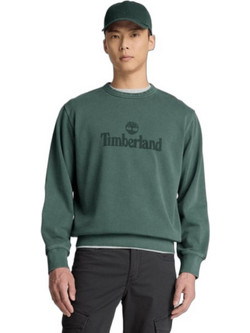 Timberland South Cabot Gd Lb Print Ανδρικό Φούτερ Πράσινο