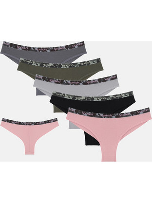 Donella Βαμβακερά Γυναικεία Brazil Πολύχρωμα 5Pack 4071PD20