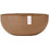 Ecopots Sofia Big 43 Γλάστρα Στρογγυλή Πλαστική Καφέ 40.5x17.5cm 31819-137