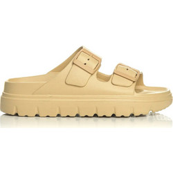 Sunshine Γυναικείες Παντόφλες Καλοκαιρινές Flatforms Ανατομικές Αντιολισθητικές Μπεζ 846