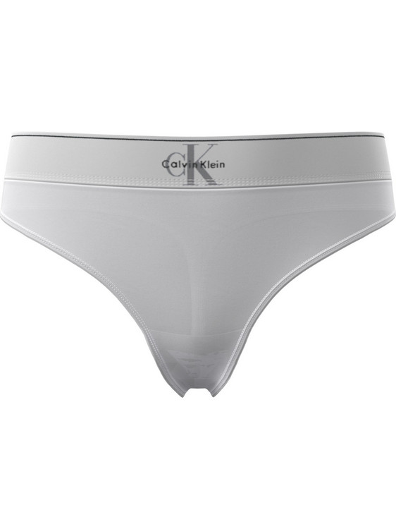 Calvin Klein Βαμβακερό Γυναικείο String Λευκό LV00QF8813