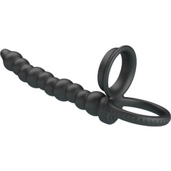 Pretty Love Dillion Strap On με Dildo 19cm Μαύρο