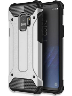 Forcell Hybird Armor Back Cover Silver (Galaxy S9+)