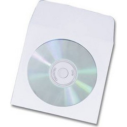 Φάκελος Cd/Dvd Λευκός Αυτοκόλλητος 12.5x12.5cm