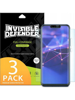 RINGKE INVISIBLE DEFENDER Case FRIENDLY Μεμβάνη προστασίας FULL CURVED 3D για HUAWEI MATE 20 LITE - 3 TEM - CLEAR