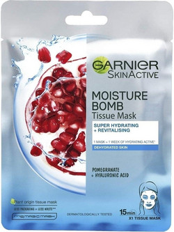 Garnier Moisture Bomb Sheet Μάσκα Προσώπου για Ενυδάτωση με Υαλουρονικό 32gr