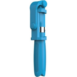 OEM-L01 Πτυσσόμενο Bluetooth Tripod Selfie Stick με Χειριστήριο - Μπλε