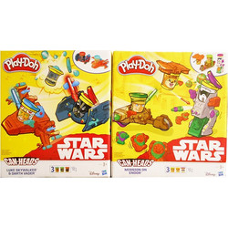 Hasbro Play-Doh Σετ Πλαστελίνες & Αξεσουάρ Λεωφορείο Star Wars Όχημα & Ρομπότ