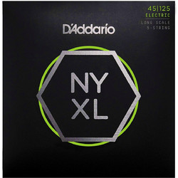 D'Addario NYXL Σετ 5 Χορδές Ηλεκτρικού Μπάσου Nickel Plated Steel 45-125" Mixed Tension