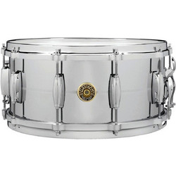 Gretsch USA Metal Shell Chrome Over Brass Snare Drum - 14" x 6.5"
