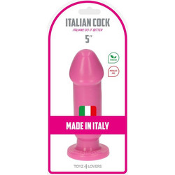 Toyz4lovers Italian Cock Ρεαλιστικό Dildo με Βεντούζα 13cm Ροζ