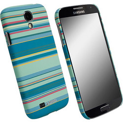 Krusell Printcover Green Stripe (Galaxy S4)