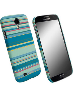 Krusell Printcover Green Stripe (Galaxy S4)