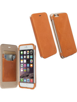 KRUSELL KIRUNA ΘΗΚΗ IPHONE 6S PLUS/6 PLUS 5.5in LEATHER FLIPCOVER CAMEL
