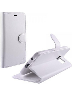 Volte-Tel Book Leather TPU White (iPhone 5/5s/SE)