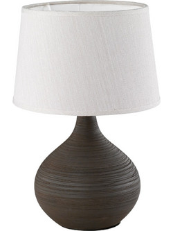Trio Lighting R50371026 Πορτατίφ E14 Λευκό Μαύρο Φ20xΥ29cm