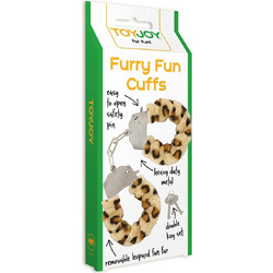 ToyJoy Bondage Furry Fun Χειροπέδες Leopard
