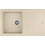 Teka Stone 50 B-TG 1B 1C Ένθετος Νεροχύτης Γρανίτη Αντιστρεφόμενος Sandbeige 86x50cm