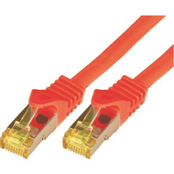 Mcab S/FTP STP Cat.7 Καλώδιο Δικτύου Ethernet 3m Red