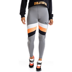 Evolution Body Evo-Fit Γυναικείο Κολάν Μακρύ Ψηλόμεσο Γκρι 2309