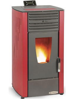 Thermiki Aero 12 Red Σόμπα Pellet Αερόθερμη 12kW