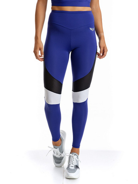 Evolution Body Evo-Fit Γυναικείο Κολάν Μακρύ Ψηλόμεσο Μπλε 2322