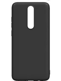 ΜΑΥΡΗ ΘΗΚΗ ΣΙΛΙΚΟΝΗΣ (BACK COVER) ΓΙΑ XIAOMI REDMI 8/8A