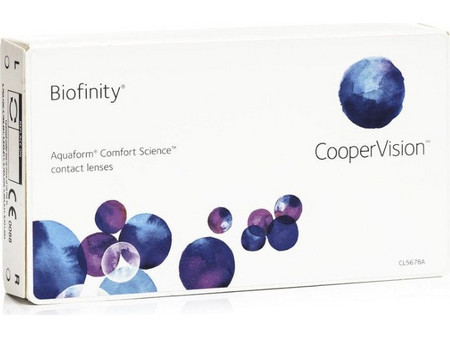 Cooper Vision Biofinity Spheric Μηνιαίοι Φακοί Επαφής Σιλικόνης Υδρογέλης 4τμχ