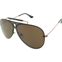 Enzo 17021 C3 Ανδρικά Γυαλιά Ηλίου Aviator Μεταλλικά Χρυσά με Καφέ Polarized Φακό